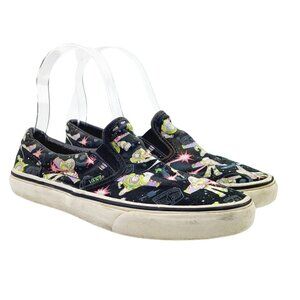 Buzz Light Year Vans Asher Slip-On Kids Sneaker -‎ Size 4